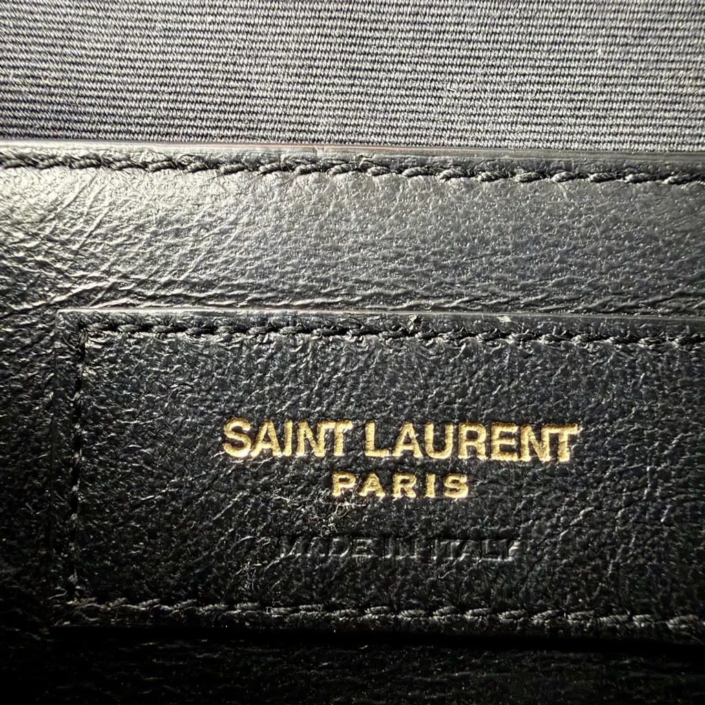 Yves Saint Laurent Vicky Camera Belt Bumbag Crossbody Soft Lambskin Crema - Image 5