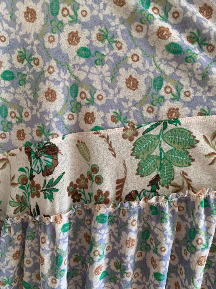 Free People V-Neck Patterned Top - Image 3