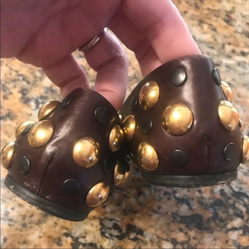 Gucci Logo Babouska Flats sz6. - Image 5