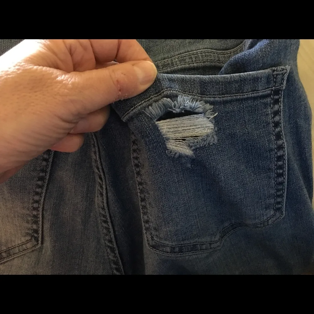 Distressed Design Maternity Jeans - Image 5