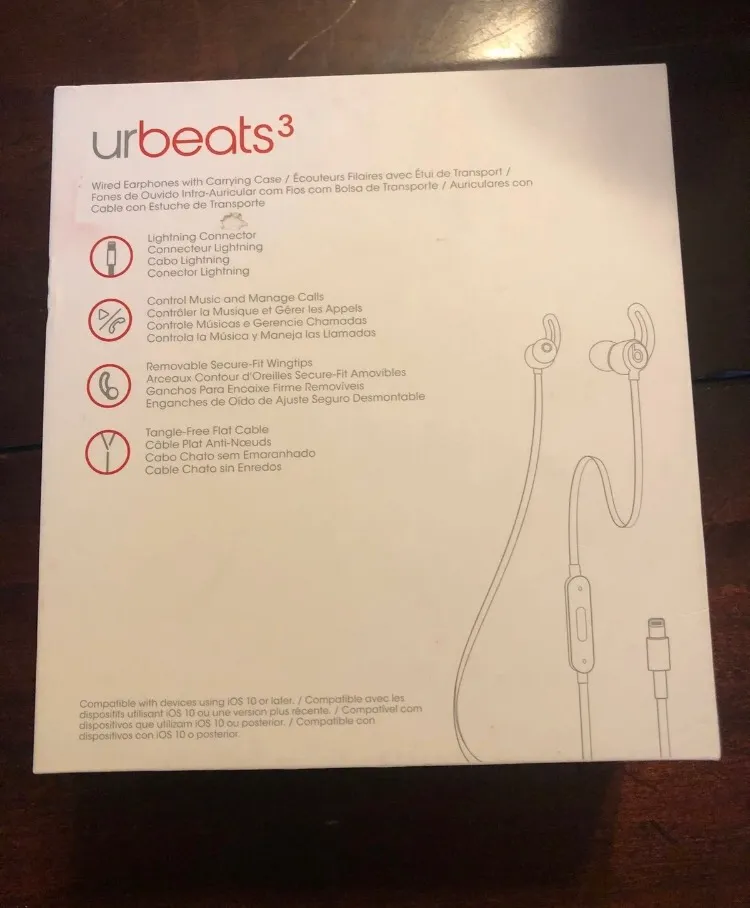 Beats by Dre Rose Gold Ear Buds - Image 5