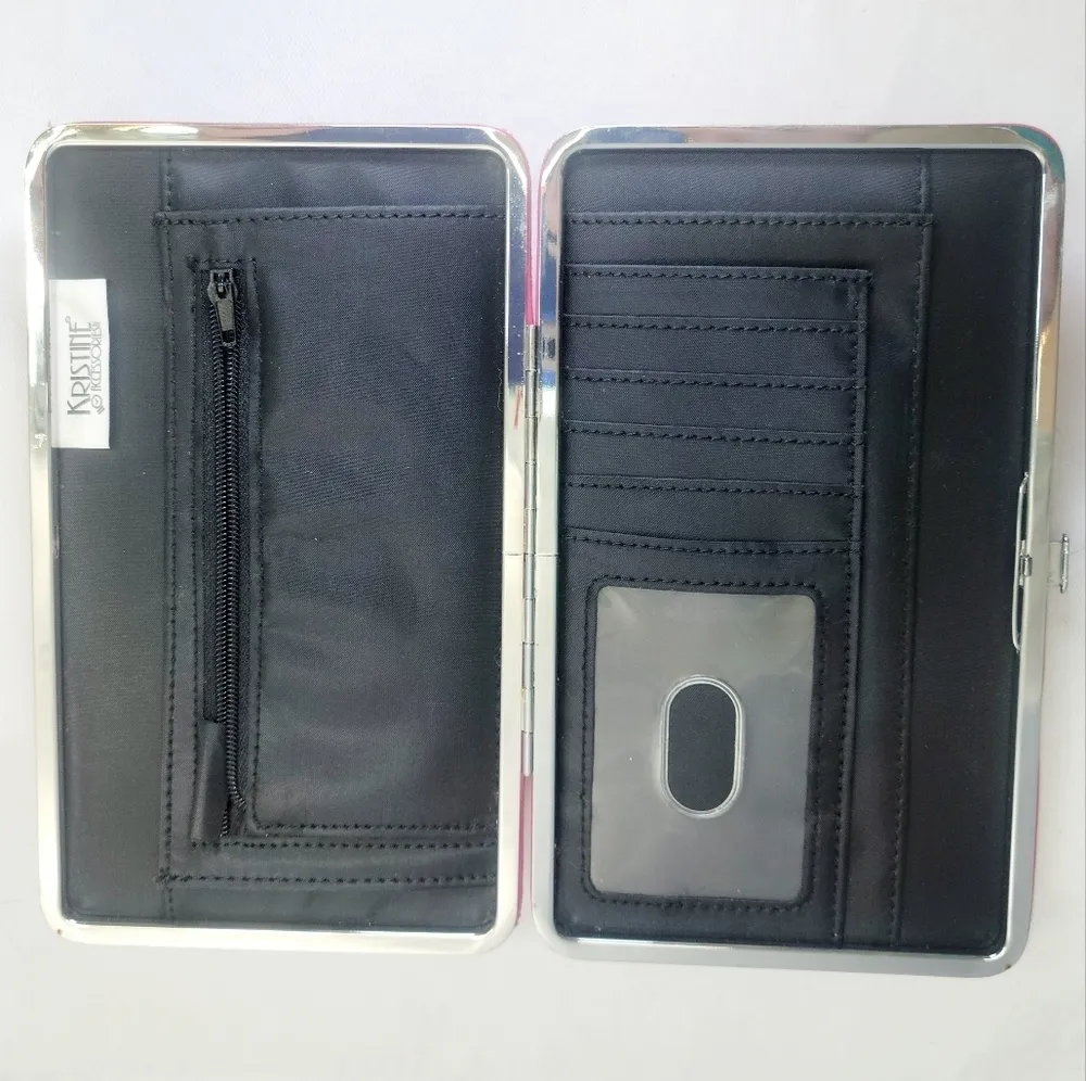 Kristine beaded flat wallet Pink - Image 3