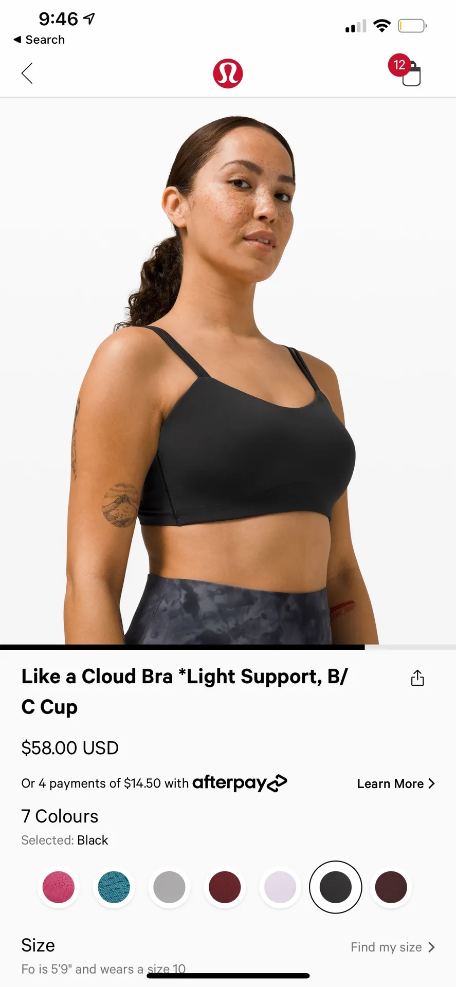 Lululemon Sport Bra - Image 3