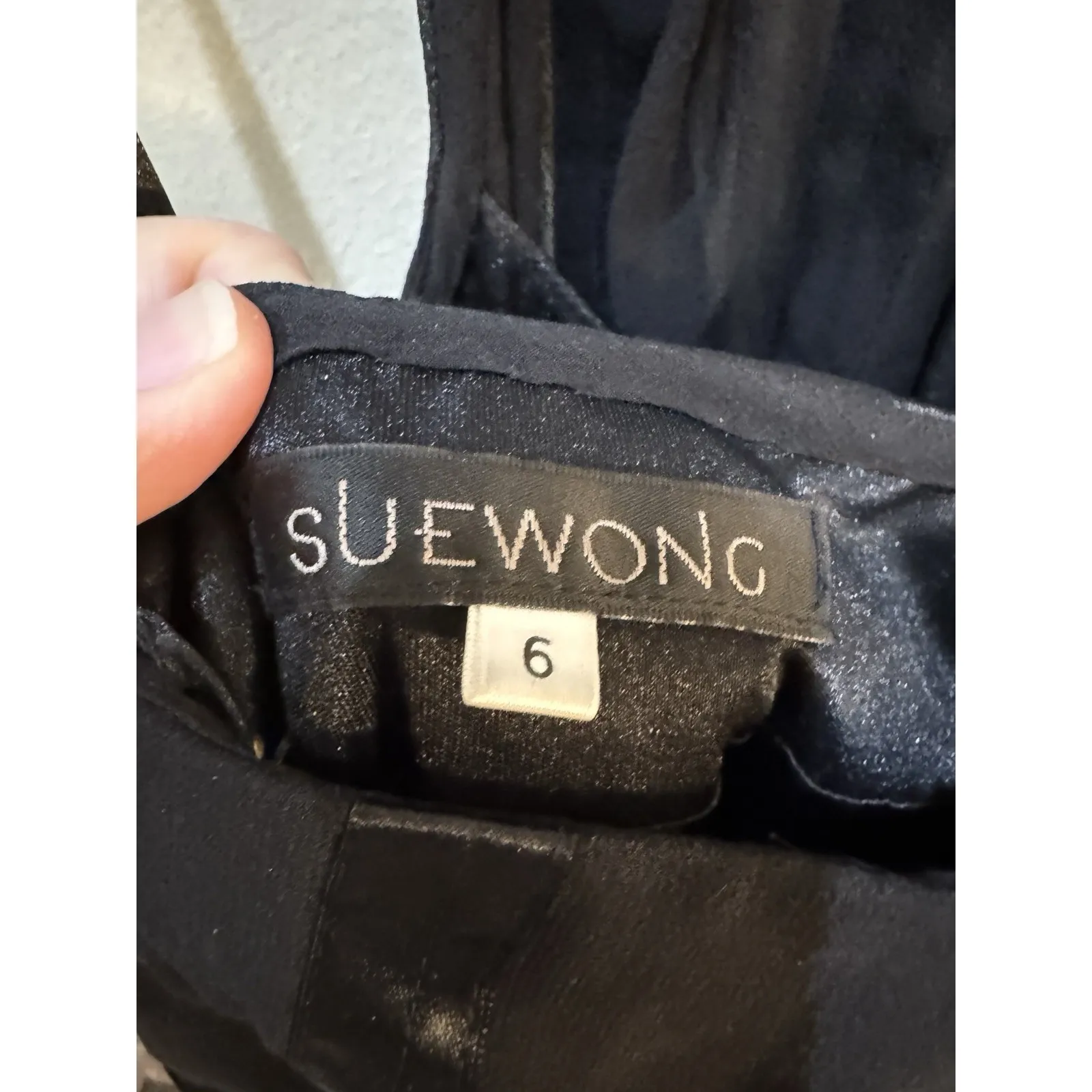 Vintage Sue Wong Nocturne Dress 2008 Taylor Swift Black Size 6 Whimsy Goth Witch - Image 10