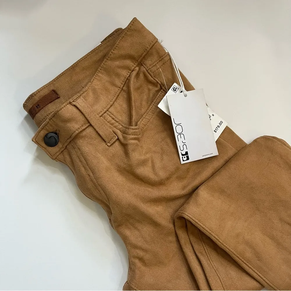 Joe's Jeans • NWT The Icon Skinny Flawless Mid Rise Suede Pant Camel - Image 6