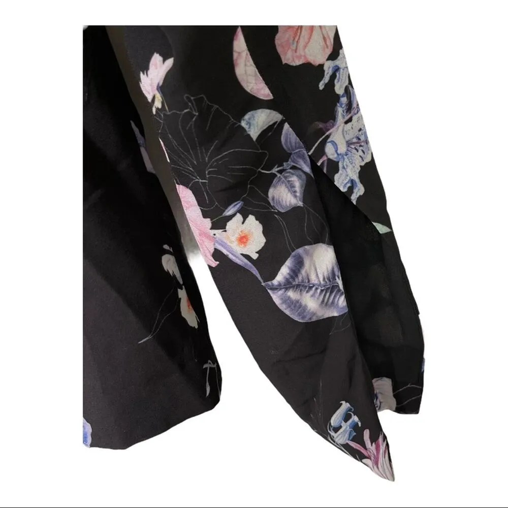 STYLESTALKER Medium Floral Blazer Statement Sleeves Lightweight Trendy NWOT - Image 9