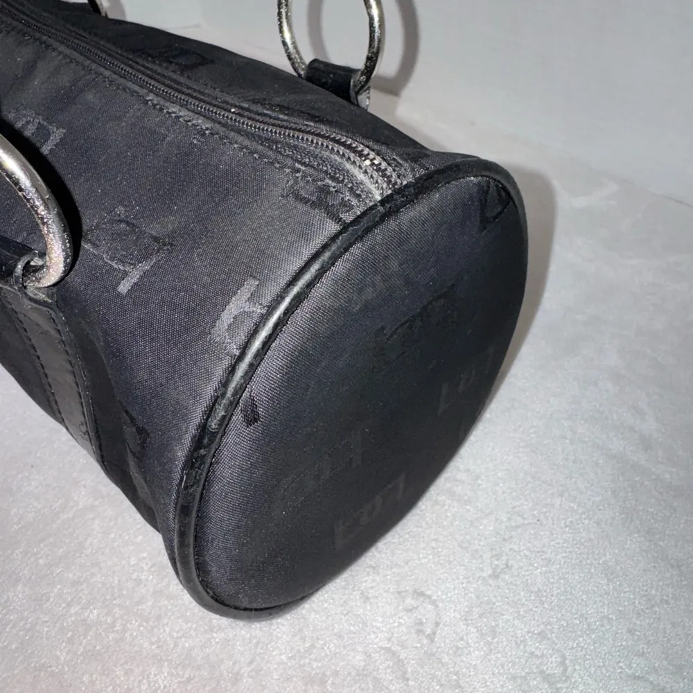 Vintage Y2K BEBE Black Women’s Mini Shoulder Monogram‎ Bag - Image 5