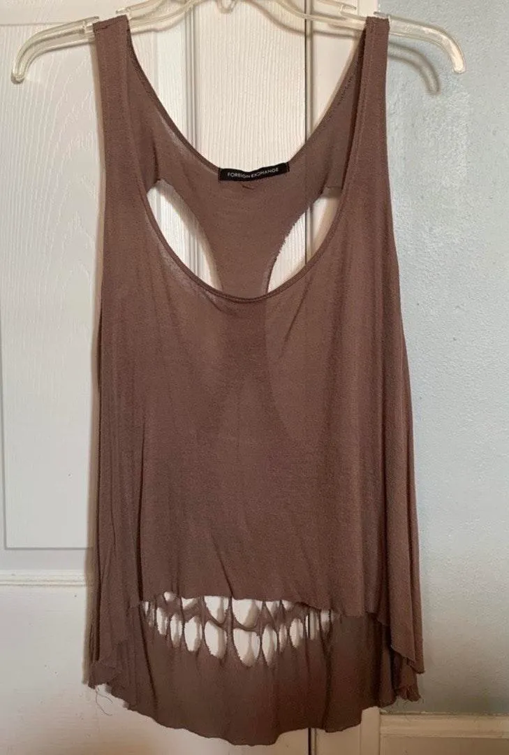 Foreign Exchange Skull Cutout Tank - Image 3