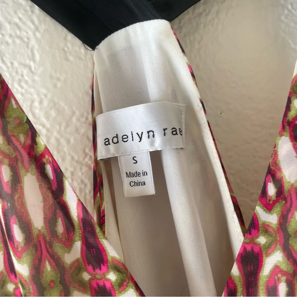 Adelyn Rae Print Faux Wrap Mini Dress - Image 3