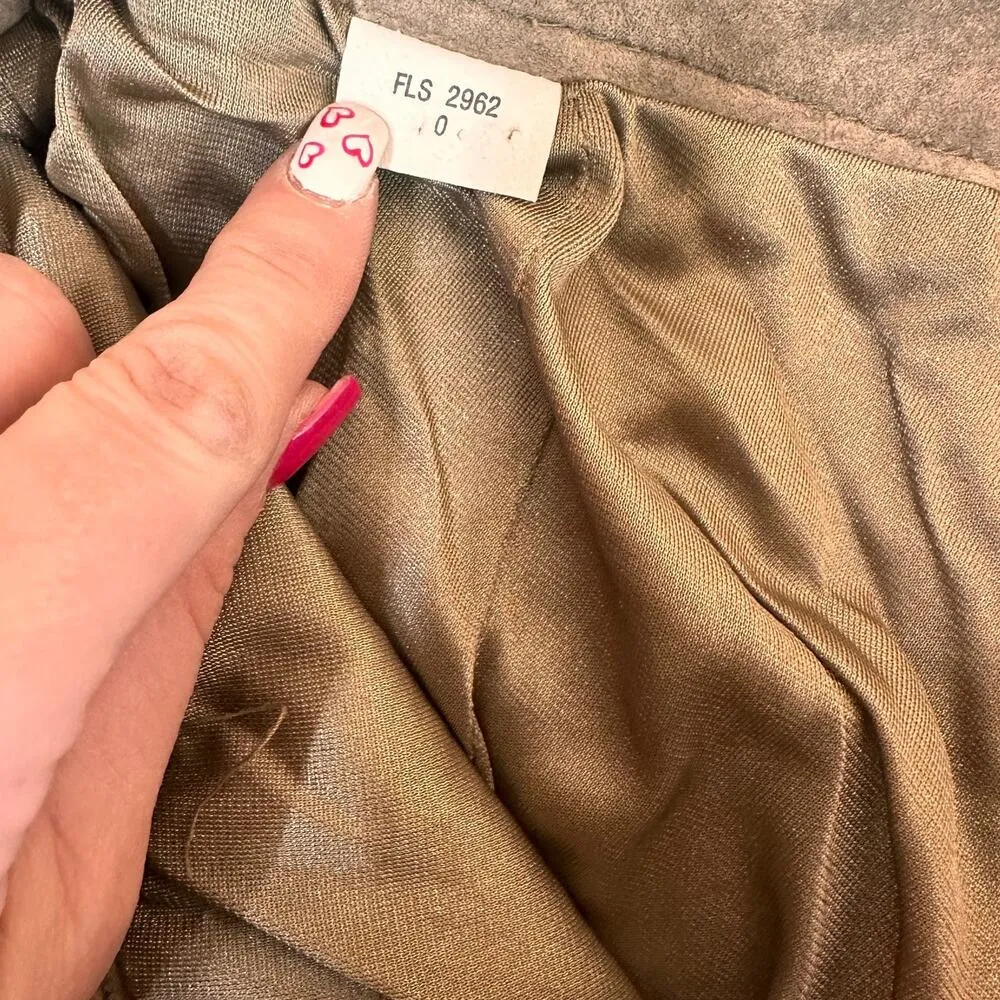 BCBGMaxAzria Women's Brown Leather Pants Size 0 - Image 8