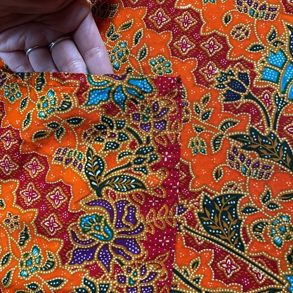 Vintage 1960s Casual Floral Moo Moo Tank Top - Image 5