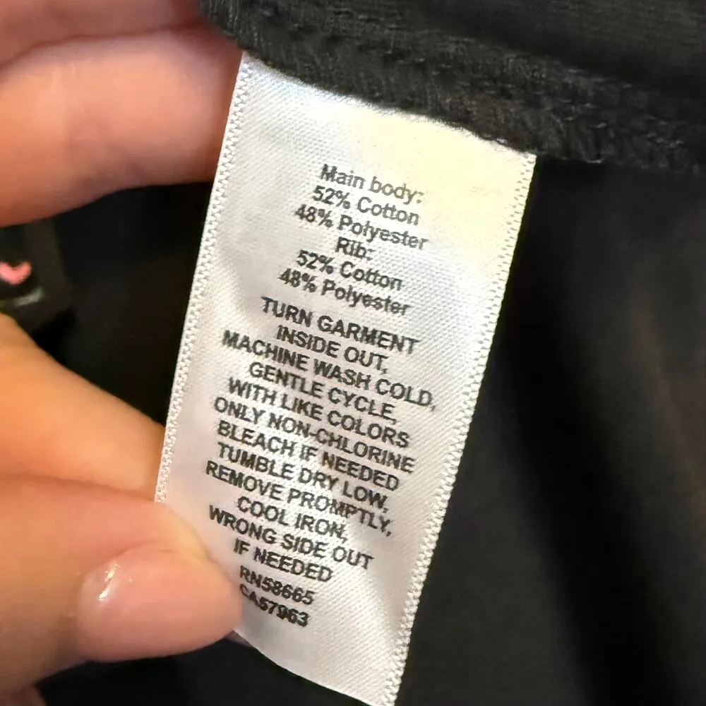 BP Women’s 1X Black Graphic Merry Christmas Care Bears Holiday Sleepwear Lounge - Image 9