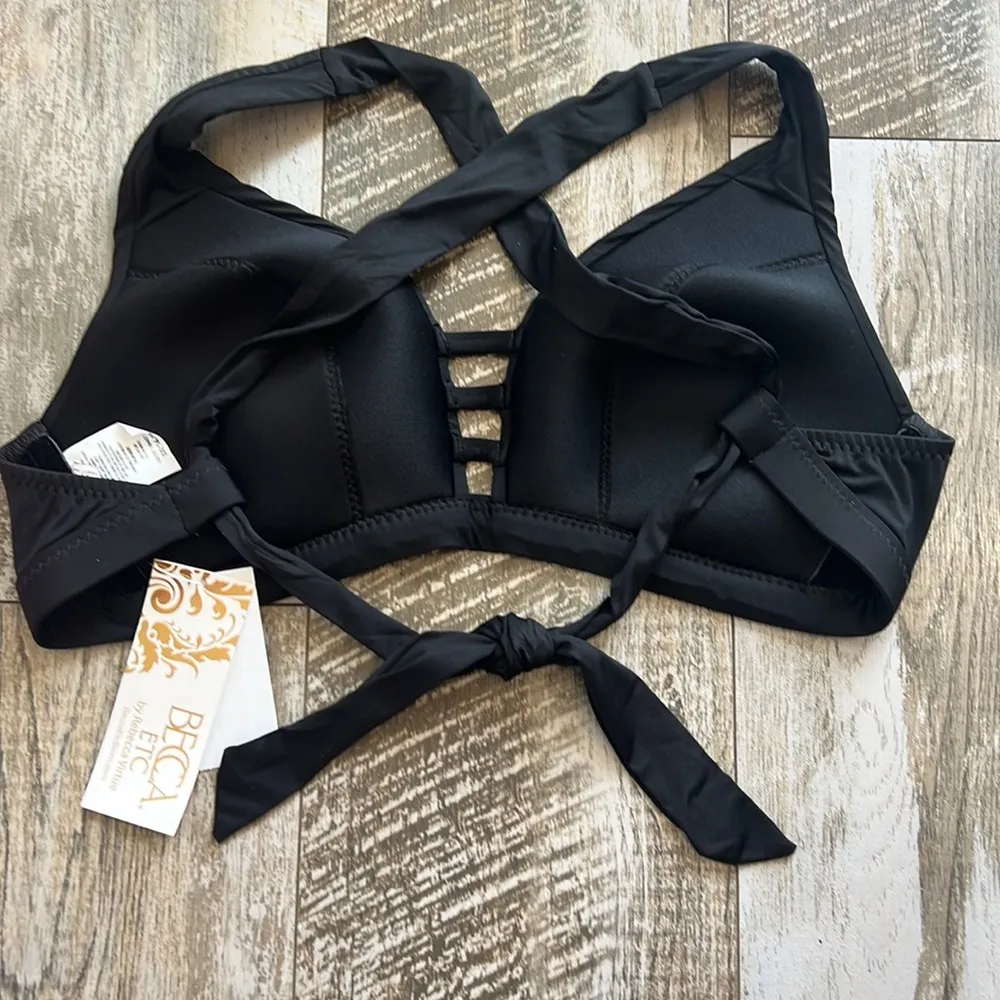 Becca Black Halter Bikini Top - Image 6