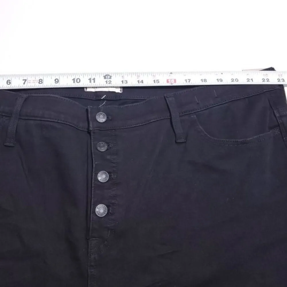 Madewell Petite 10" High-Rise Roadtripper Black Jeggings 37P - Image 7