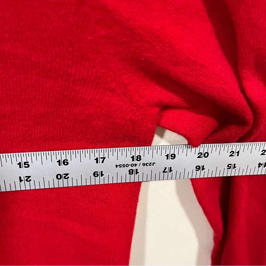 EUC KIKI DE MONTPARNASSE Cashmere Cardigan RED size tag missing SOLD OUT crop Size M - Image 5