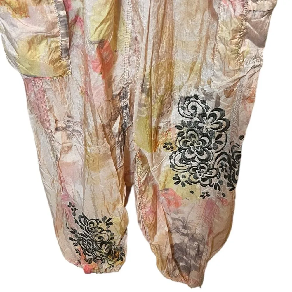 Free People Movement Women’s Sz Small Colorburst One Piece in Oasis Combo NWT Orange - Image 6