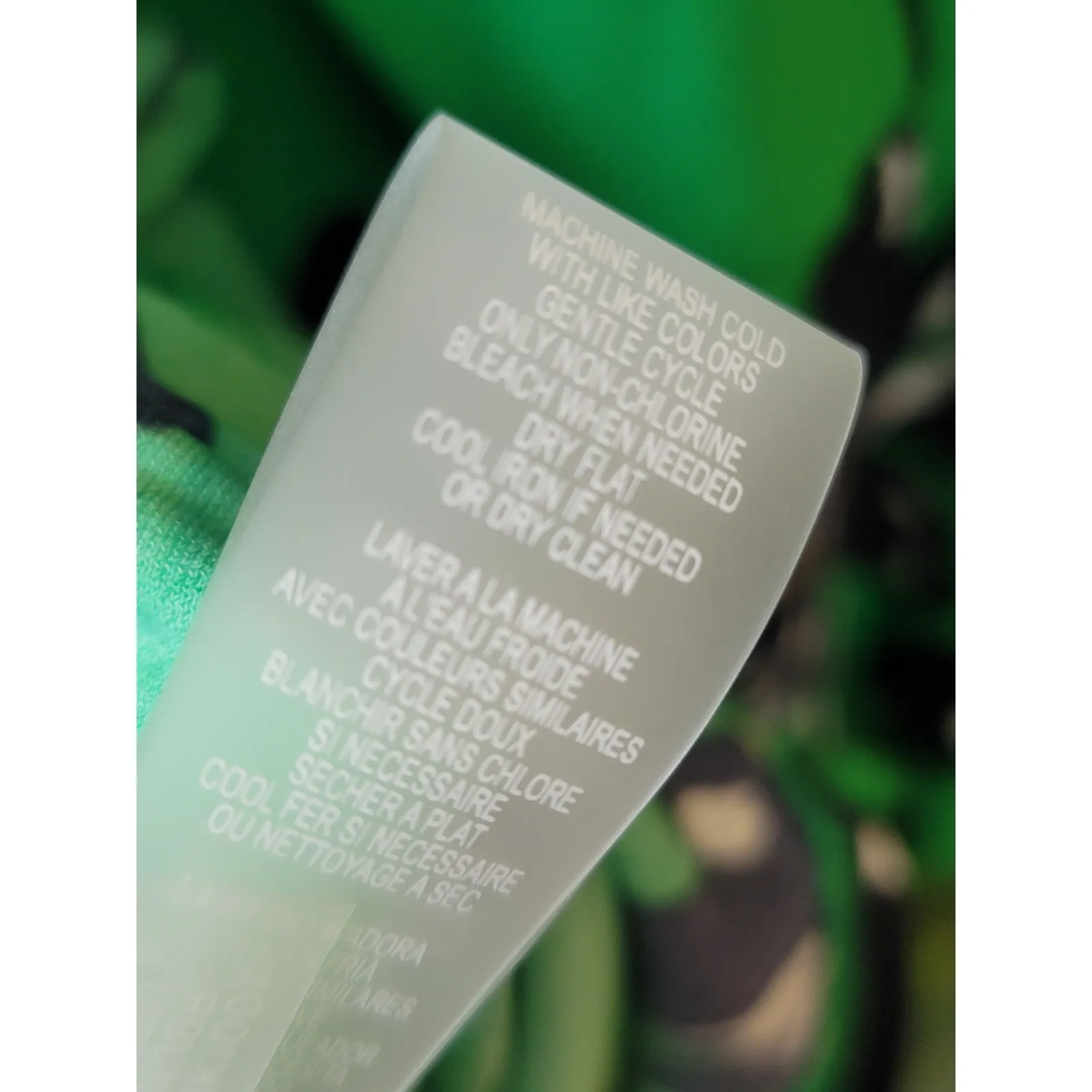 Tommy Hilfiger Dress Womens Small Green Floral Print 3/4 Sleeve Casual Chic - Image 11