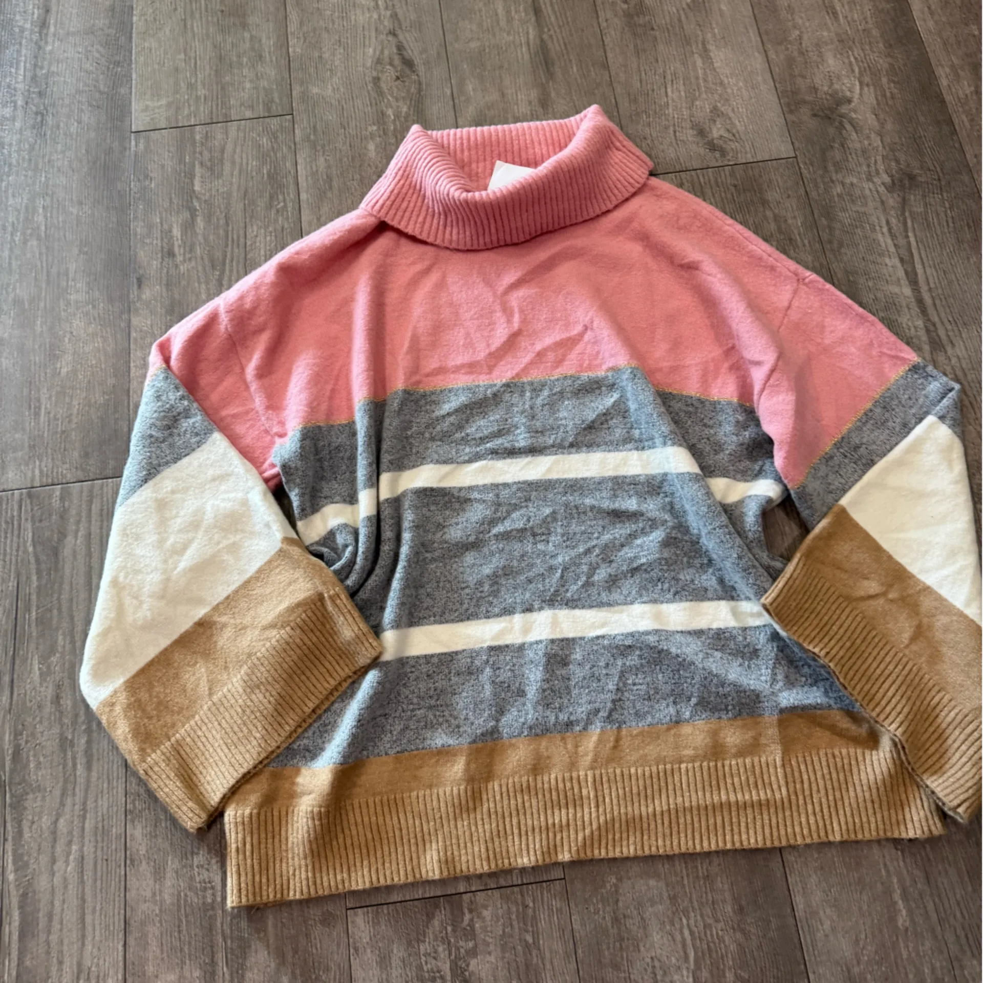 H by Halston Multicolor Turtleneck Sweater - Image 7