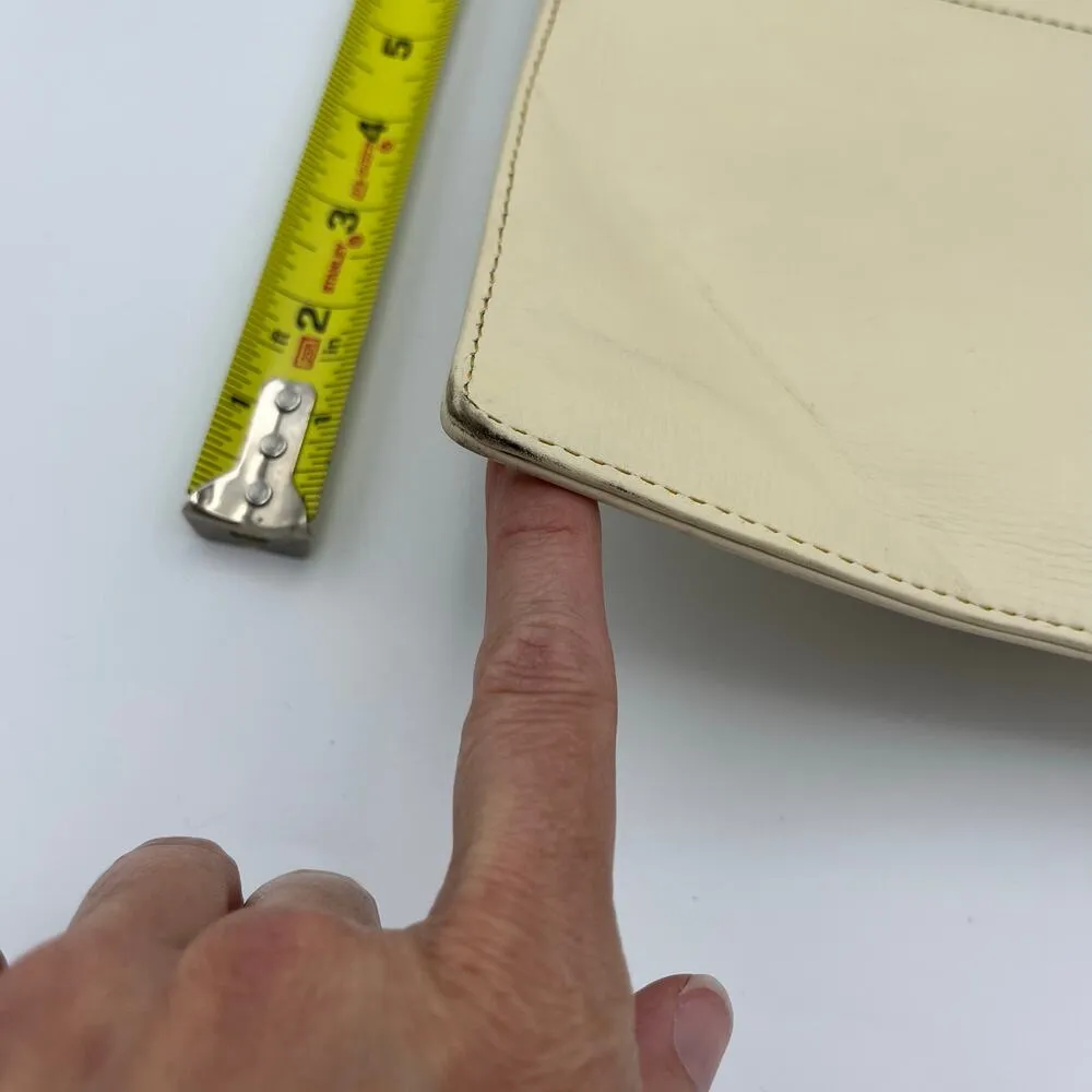 Dooney & Bourke Women's Triple Zip White Leather Crossbody Bag - Image 11