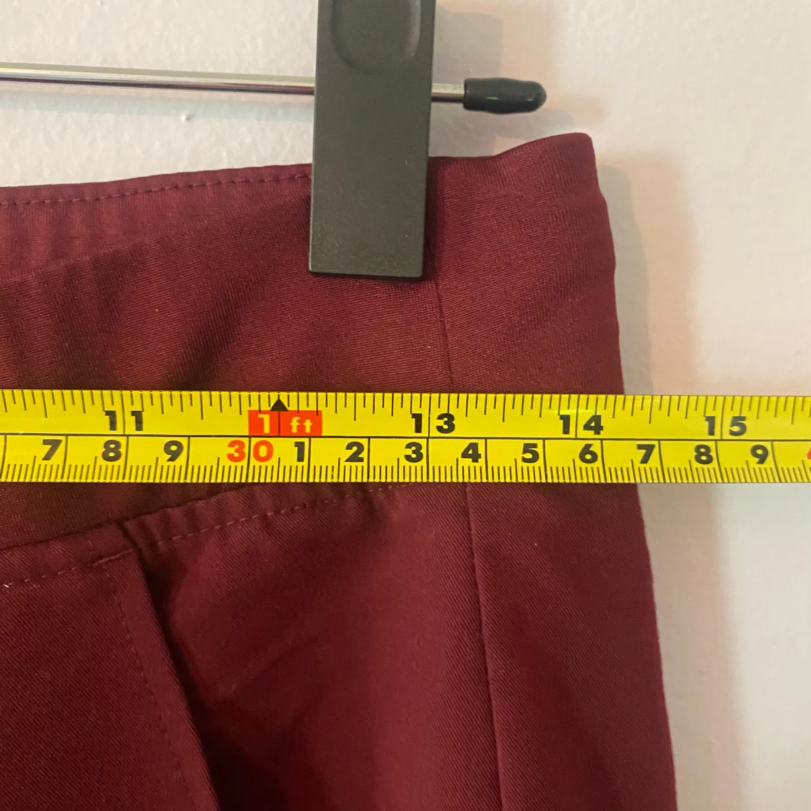 FIGS Burgundy Red Zamora Jogger Scrub Pants Uniform Women's size XS Petite - Image 7