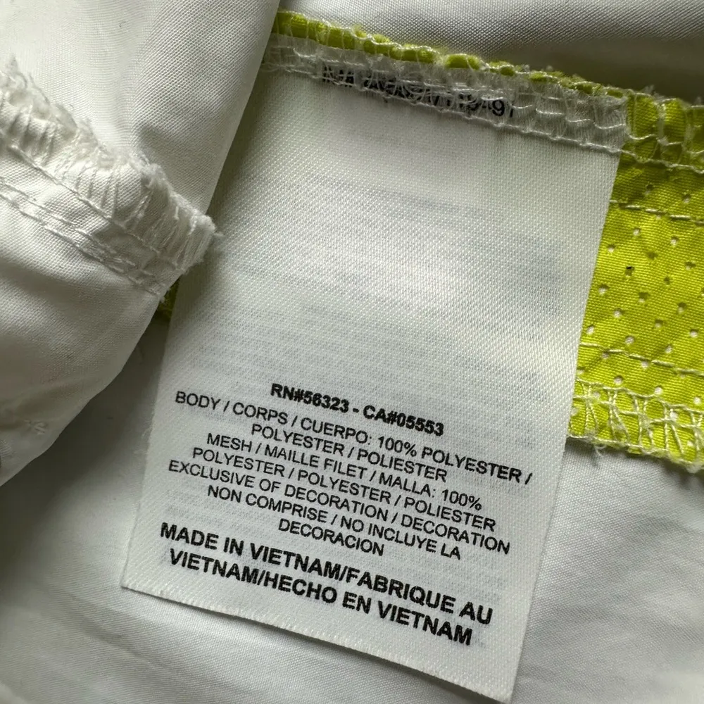 Nike Jacket Womens Medium Full Zip White Long Sleeve Outdoor Lightweight - Image 6