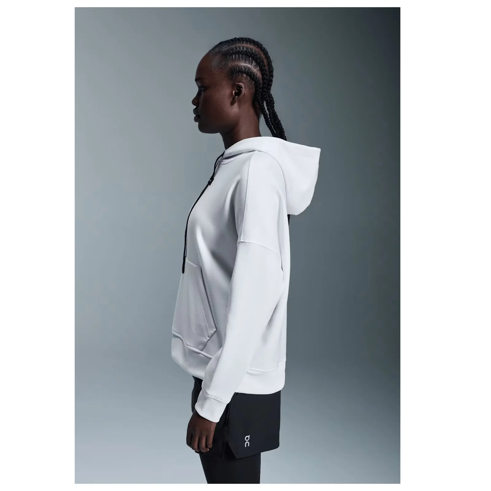 NWT On Cloud Focus Tech Hoodie Size Small White - Image 4