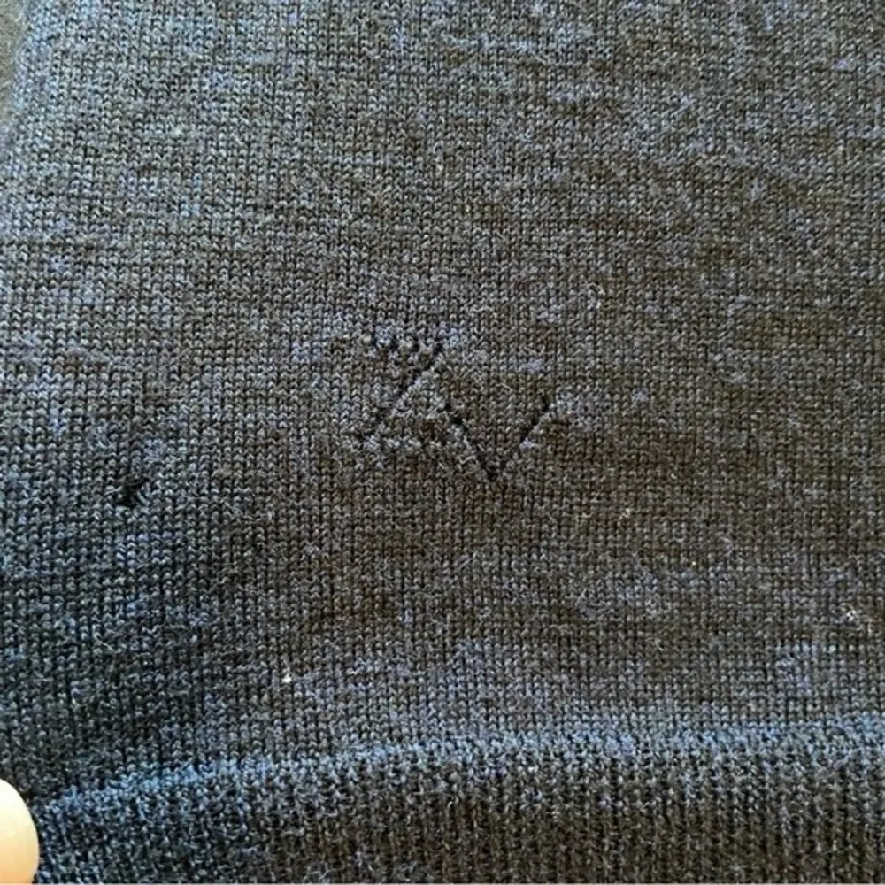 Zadig & Voltaire Wool Blue Rifle Dress Size XS V-Neck Sleeveless Tunic Oversized - Image 8