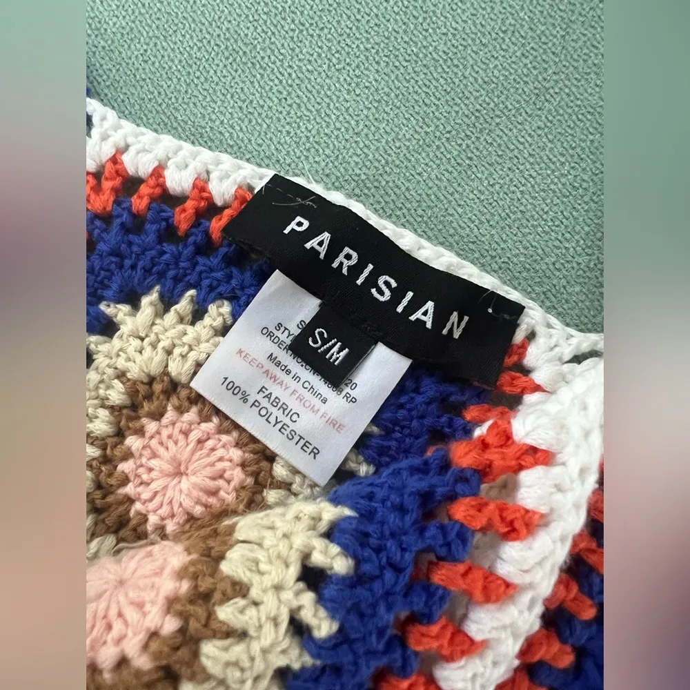 Parisian Knit Crop Top (size: S/M) - Image 2