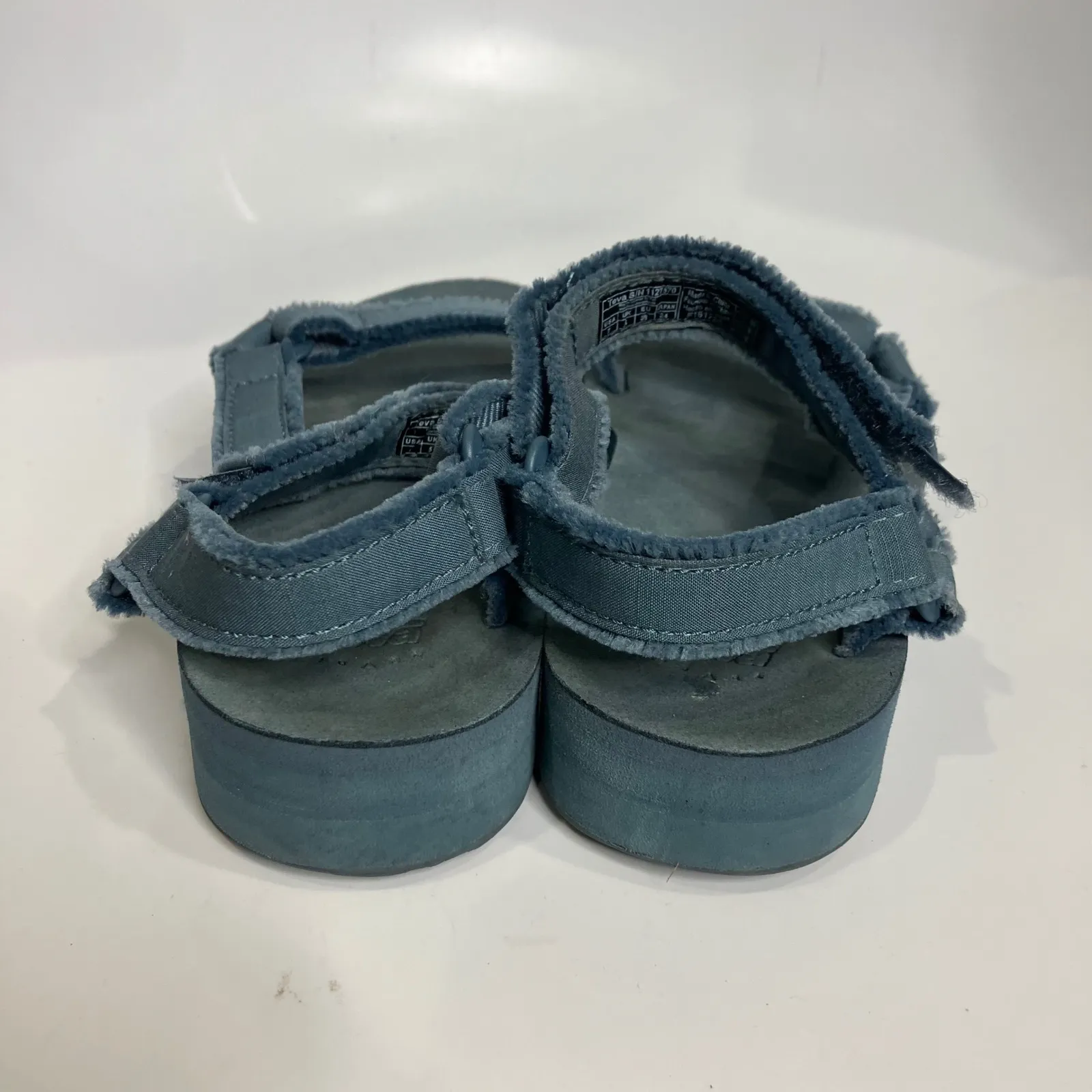 Teva midform universal canvas sandals adjustable blue women's size 7 casual - Image 5