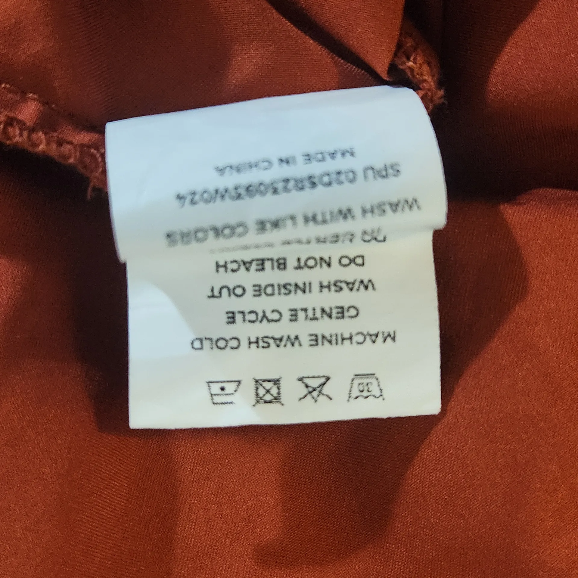 BloomChic Brown Leaf Print Midi Dress Size 26 Fall Wedding Guest Dress - Image 9