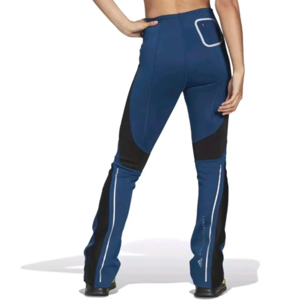 Adidas by Stella McCartney Knitmix Flare Leggings Size Small Blue - Image 3