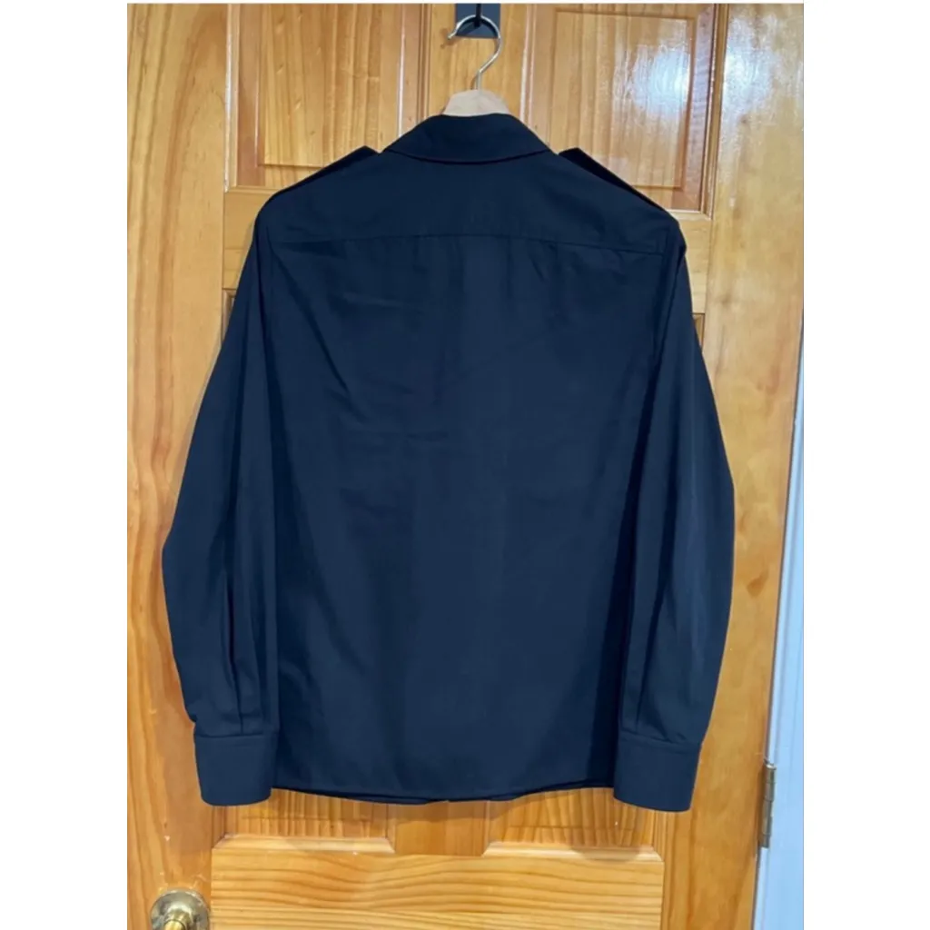 Ralph Lauren Purple Label Black Military Utility Button Down Shirt Jacket 4 - Image 5