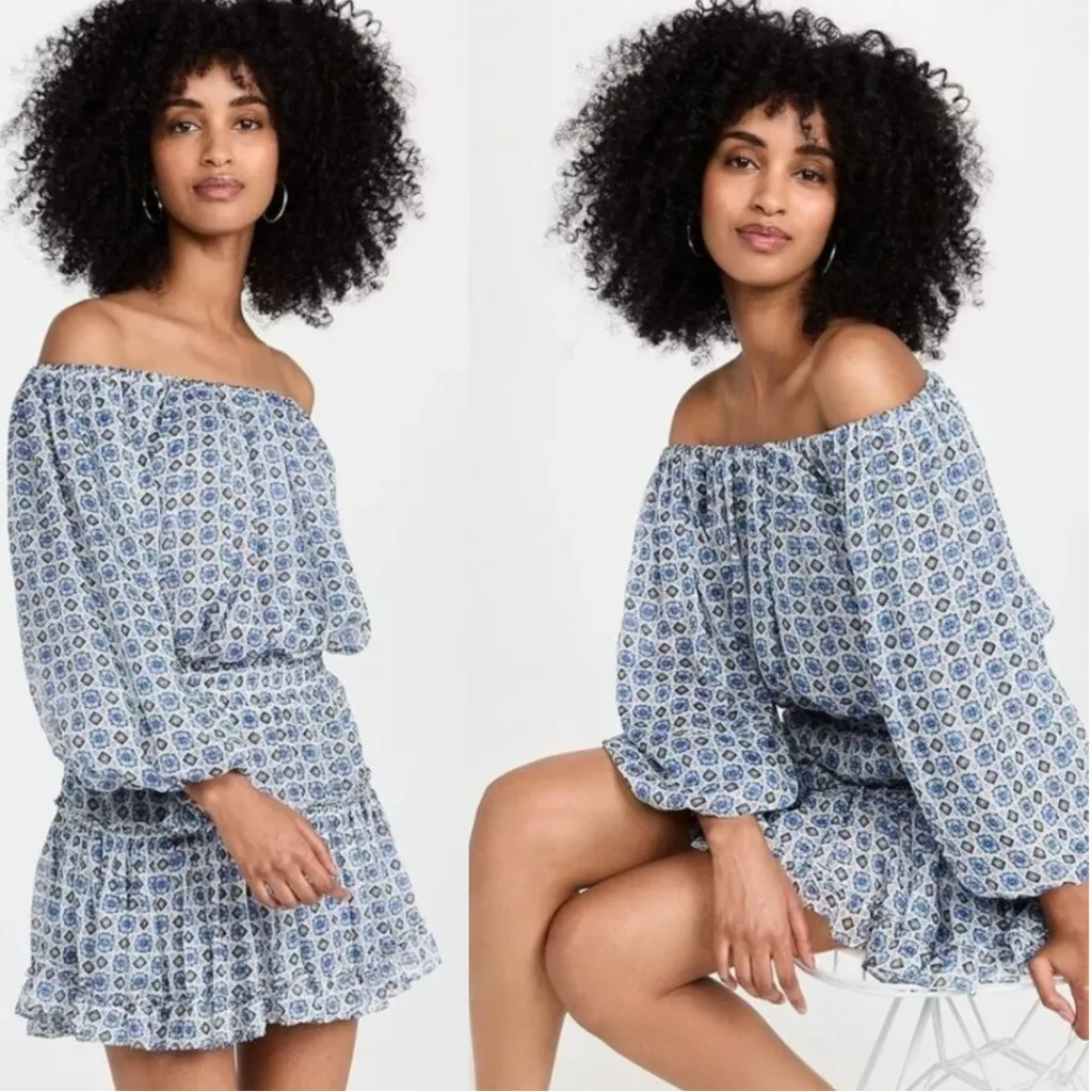 Misa Bohemian Zonia Mini Dress Size Small NWT Ruffles Flowy Summer Fairy Flirty - Image 6