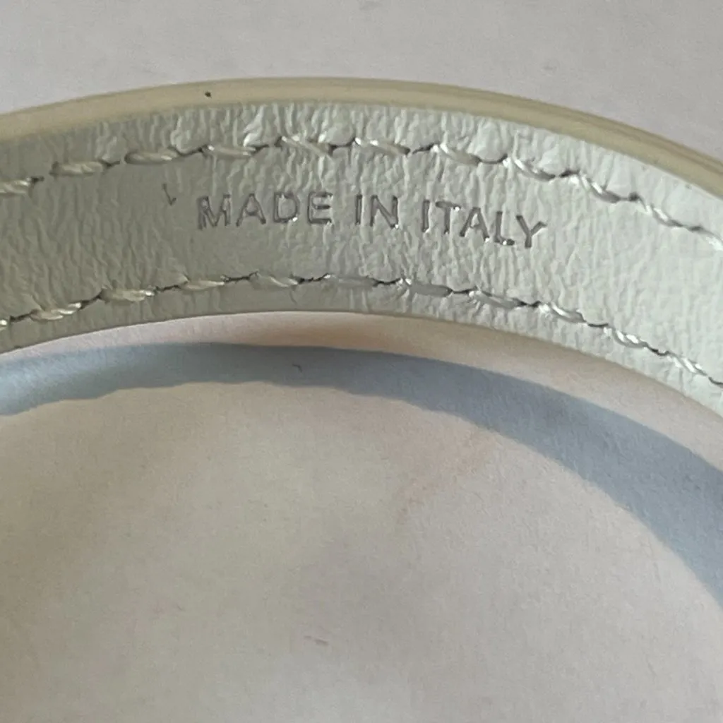 Givenchy White Leather Voyou Bracelet - NWOT - Image 7