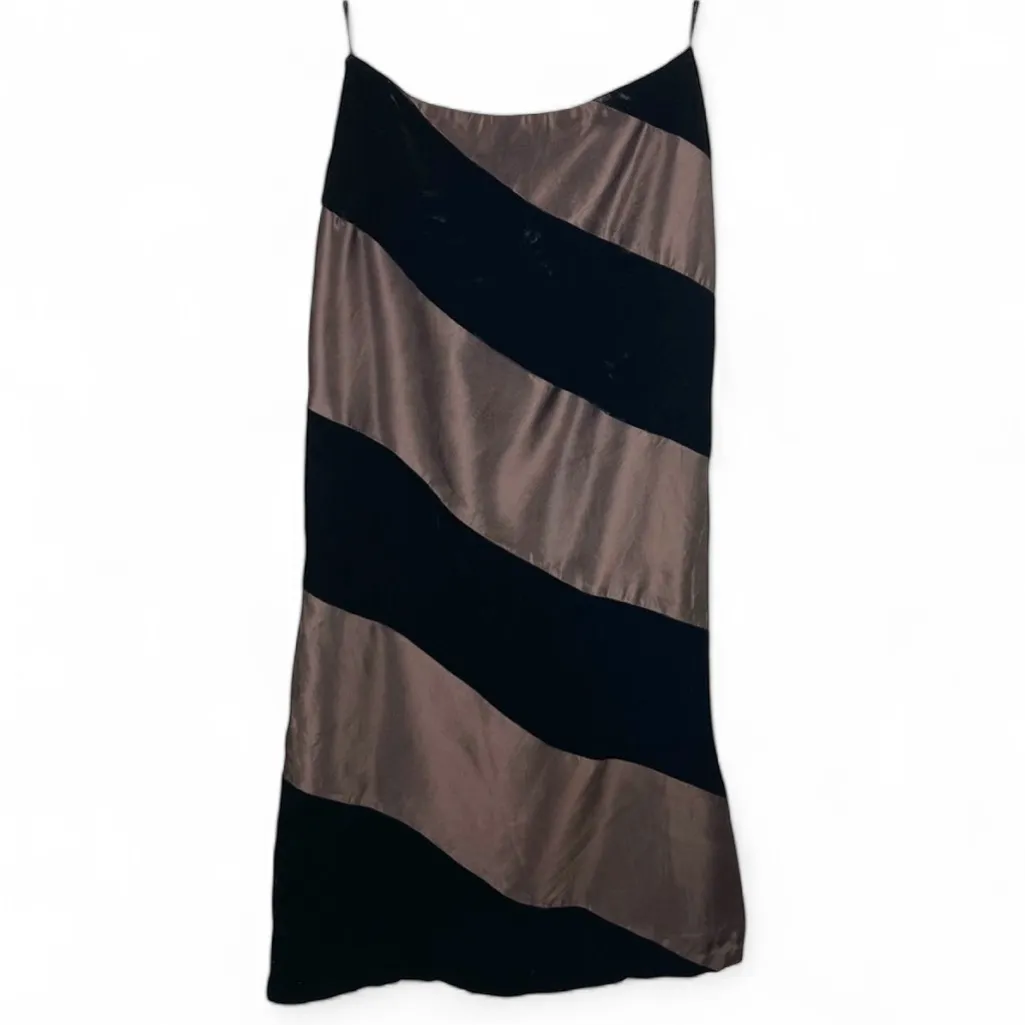 Y2K Silk Velvet Blend Maxi Skirt Fairy Whimsigoth Steampunk Fall Winter Size 8 - Image 2