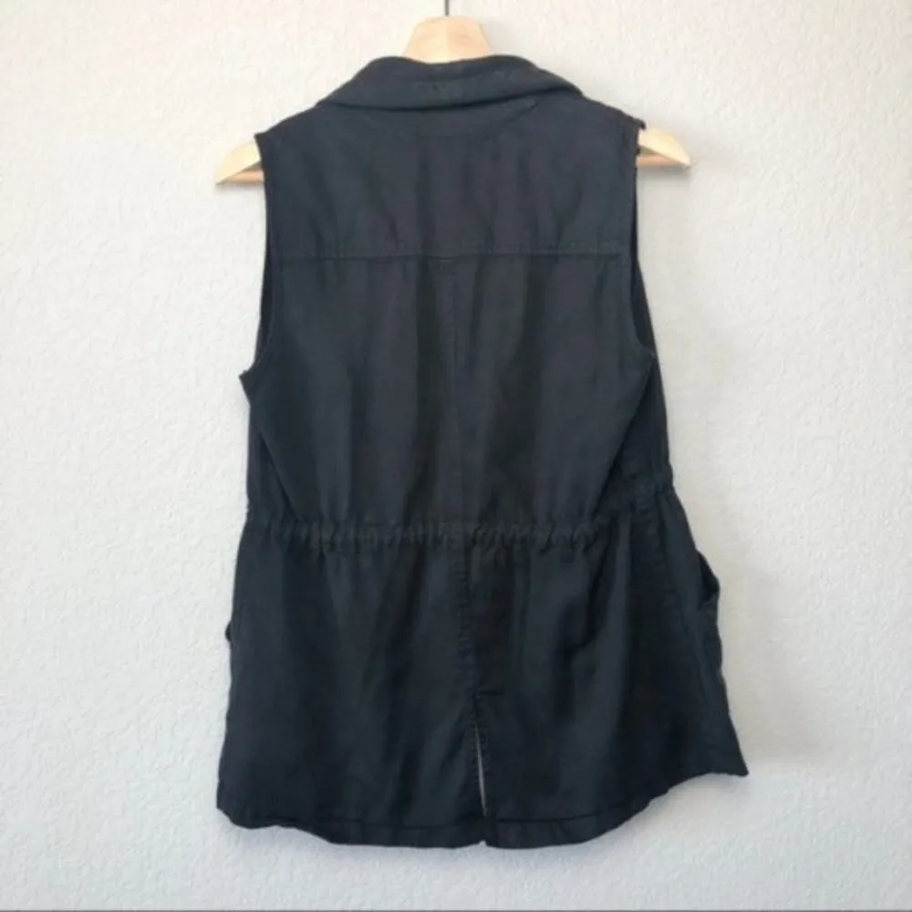 Dear John Denim Waterfall Black Utility Vest S - Image 2