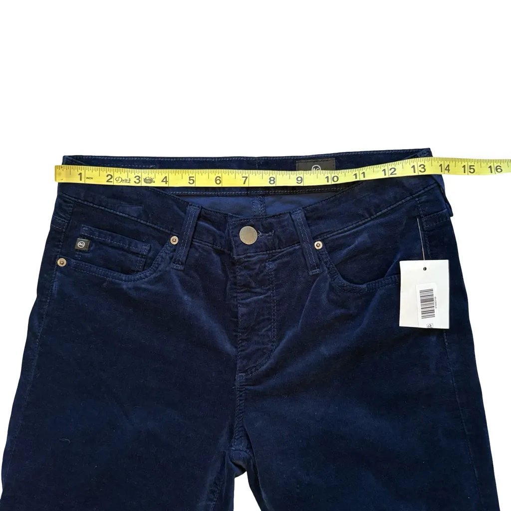 NWT, AG Adriano Goldschmied 'The Legging' Super Skinny Velvet Pants, Sz 26R - Image 17