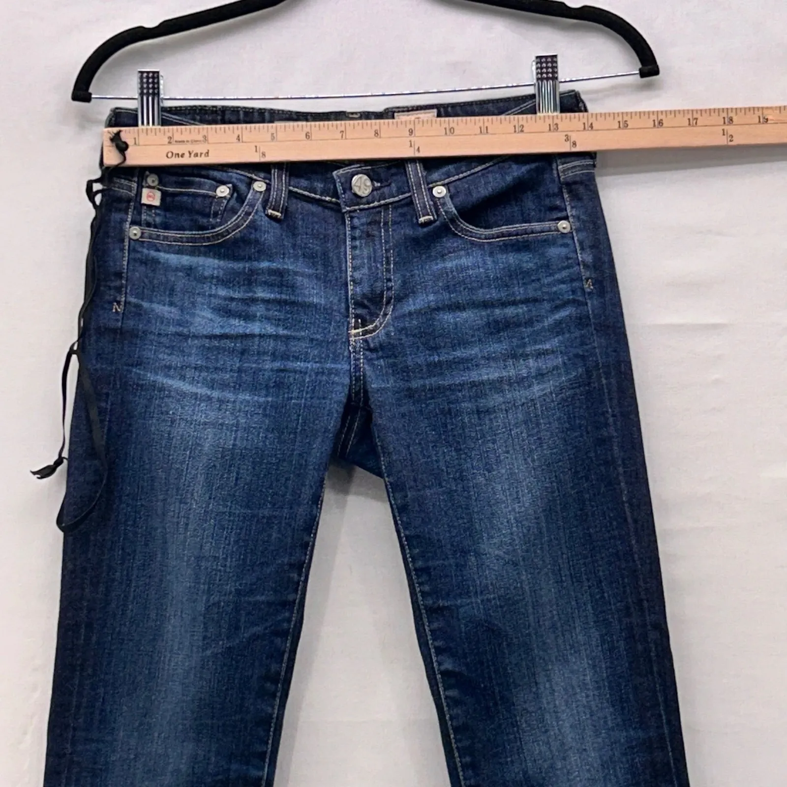 AG Jeans Charlotte Straight Leg Dark Wash Jeans 26 - Image 15