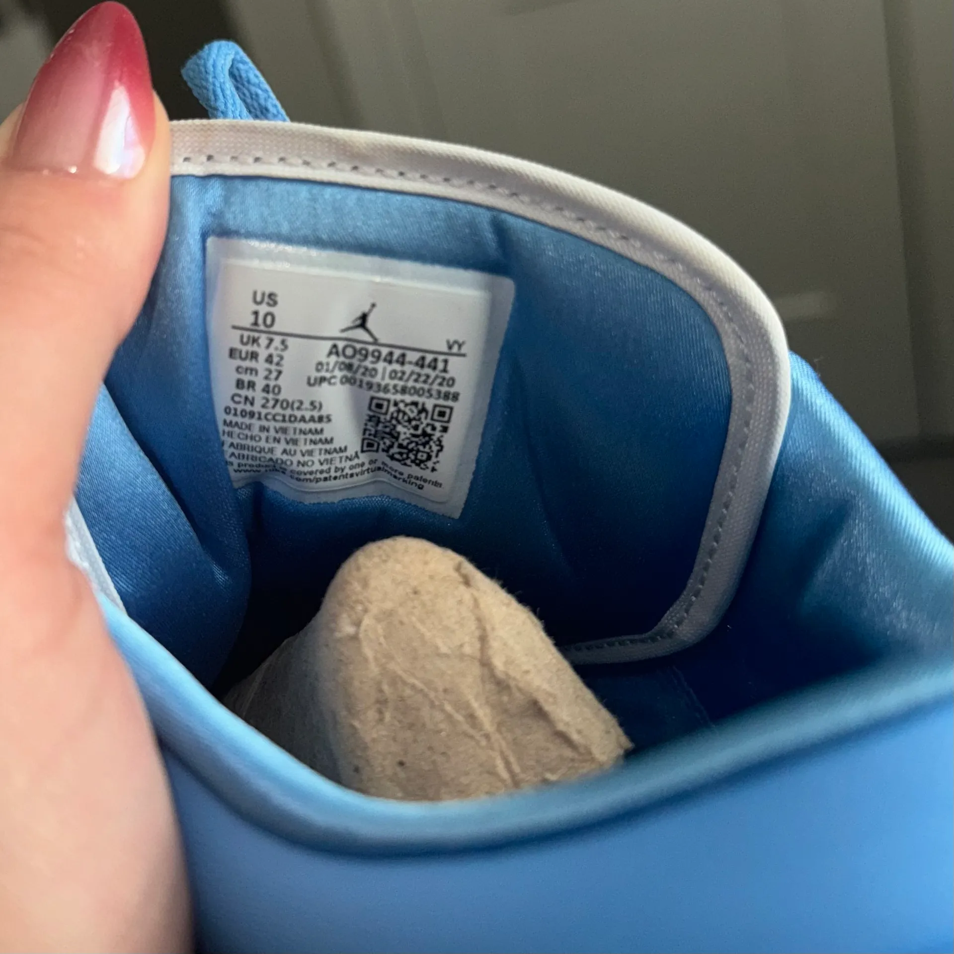 1 Low UNC (Womens) 2021 Sneakers - Image 11