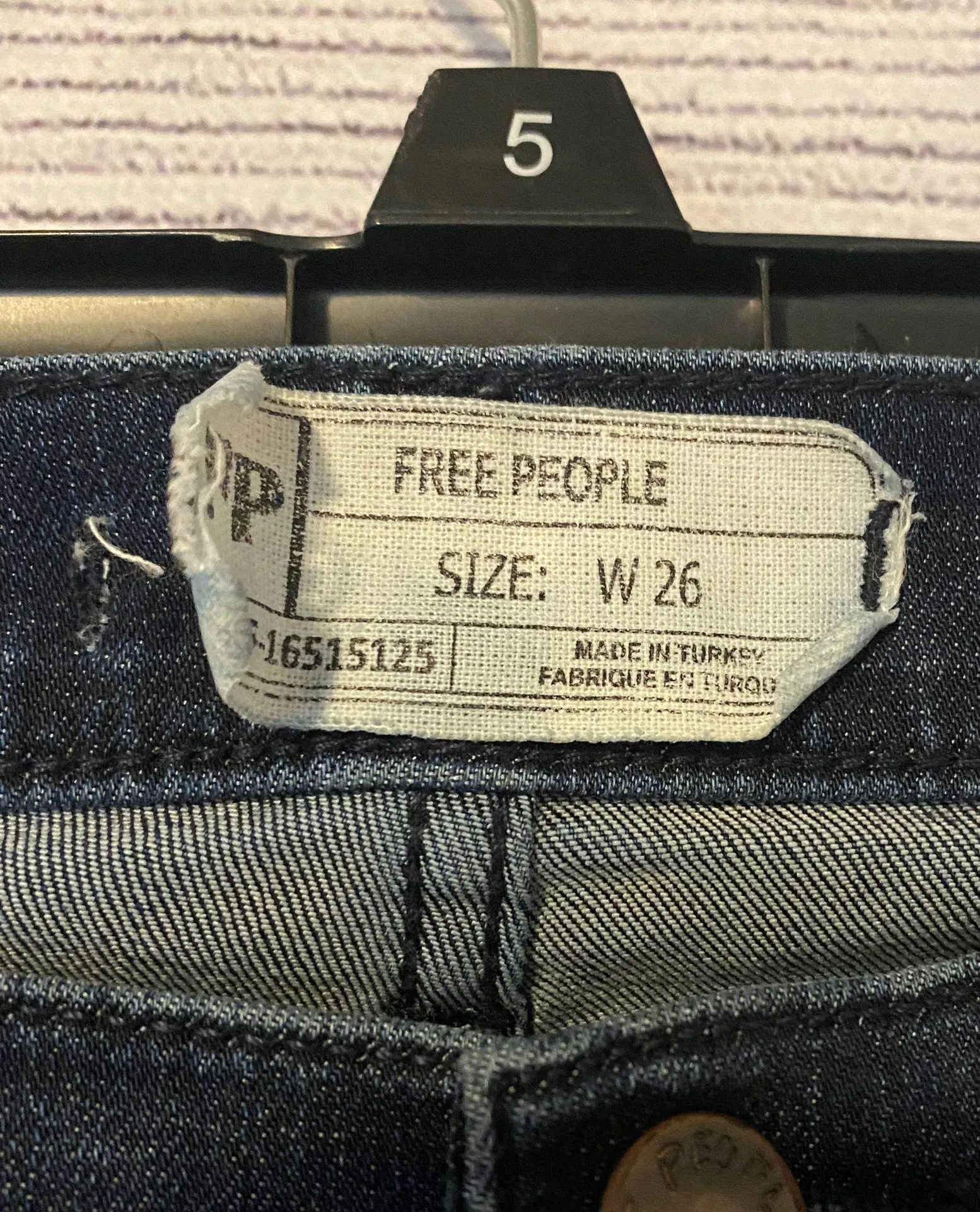 Dark Wash High Wasted Jeans - Image 6