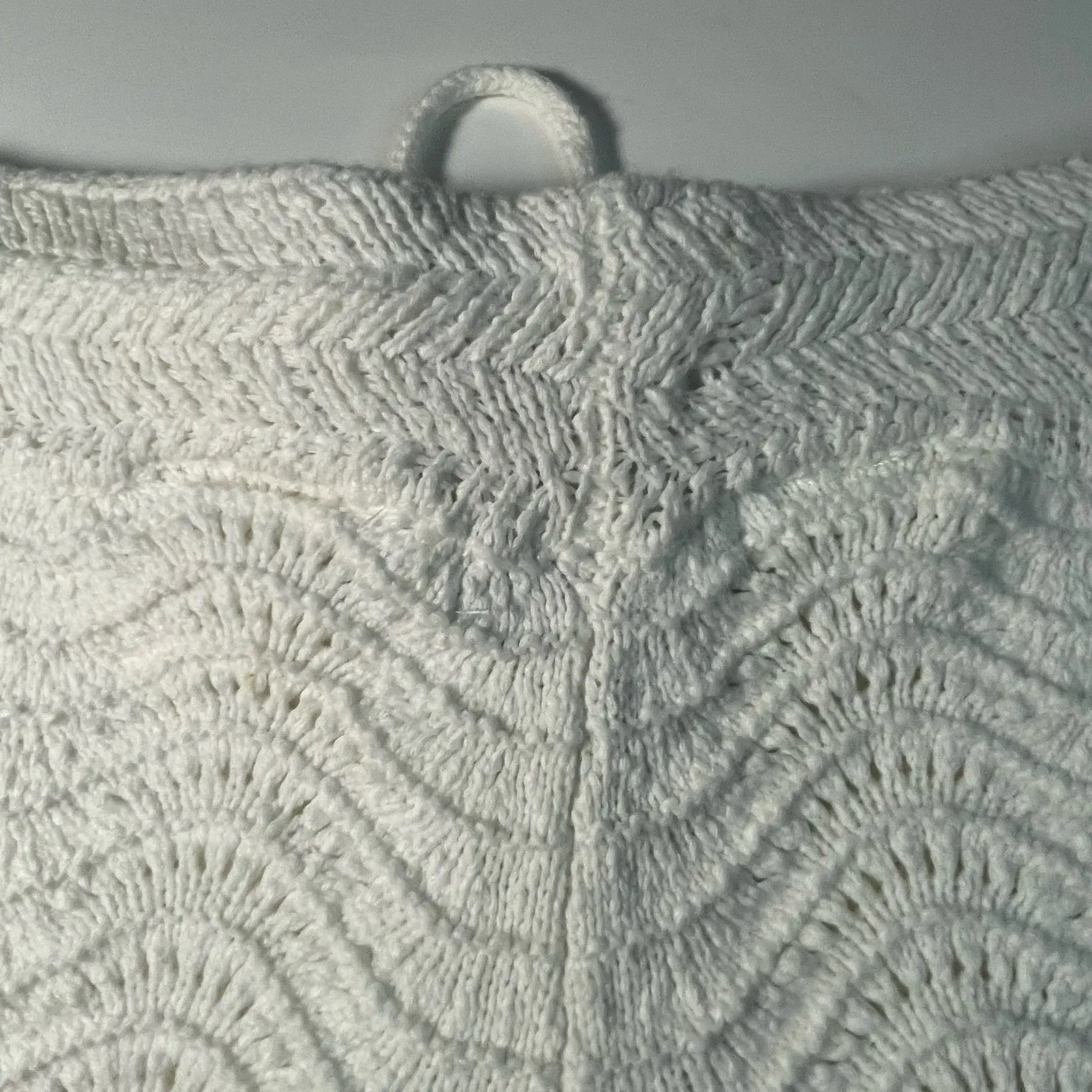 House Of Harlow 1960 Crochet Knitted‎ Tassel XS White Multcolor Trim Boho Shorts - Image 6