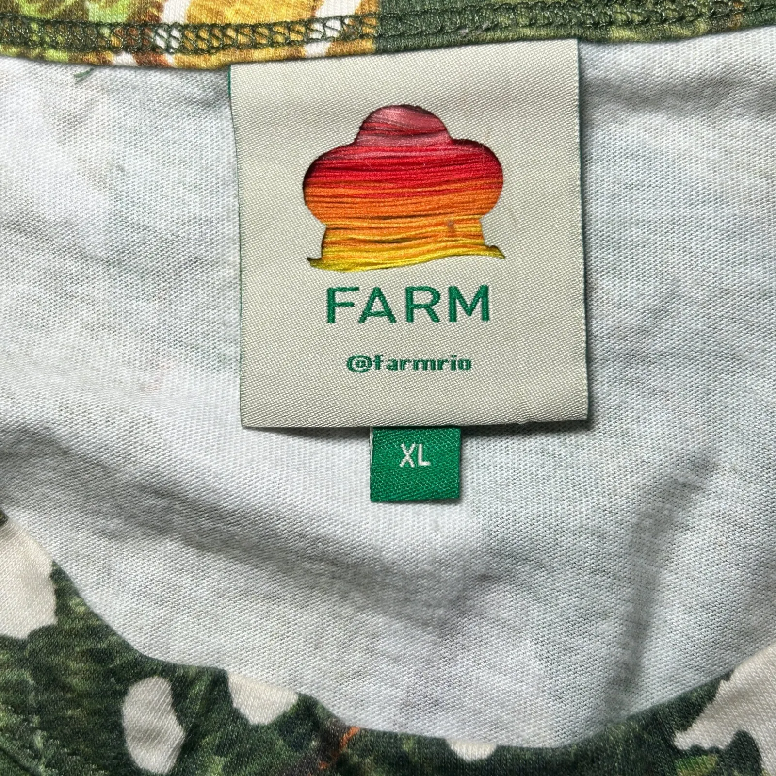 Farm Rio Tropical Monstera Toucan Sleeveless Cotton Top Size XL‎ - Image 5