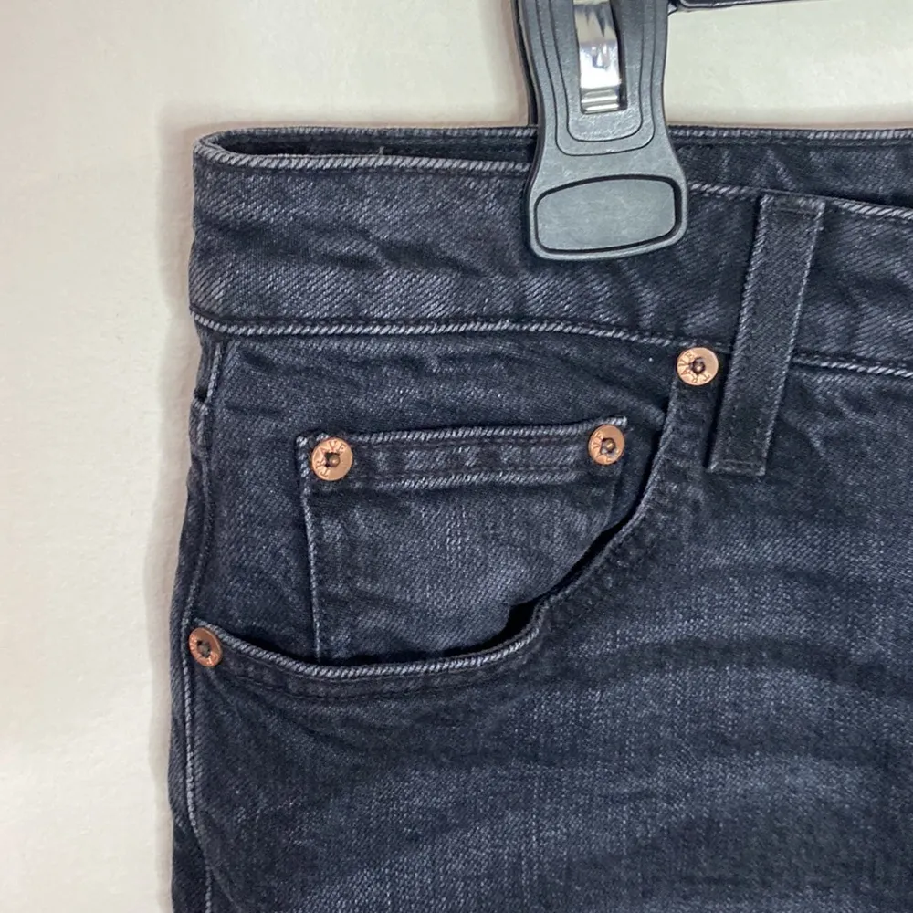 Trave Constance straight tapered released hem jeans in on the road again wash 32 Black - Image 7