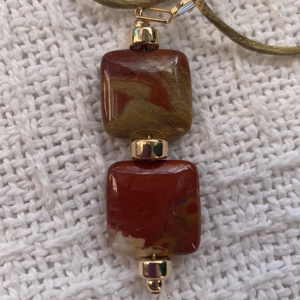 Jewelry Red odalite pendant necklace necklace - Image 4