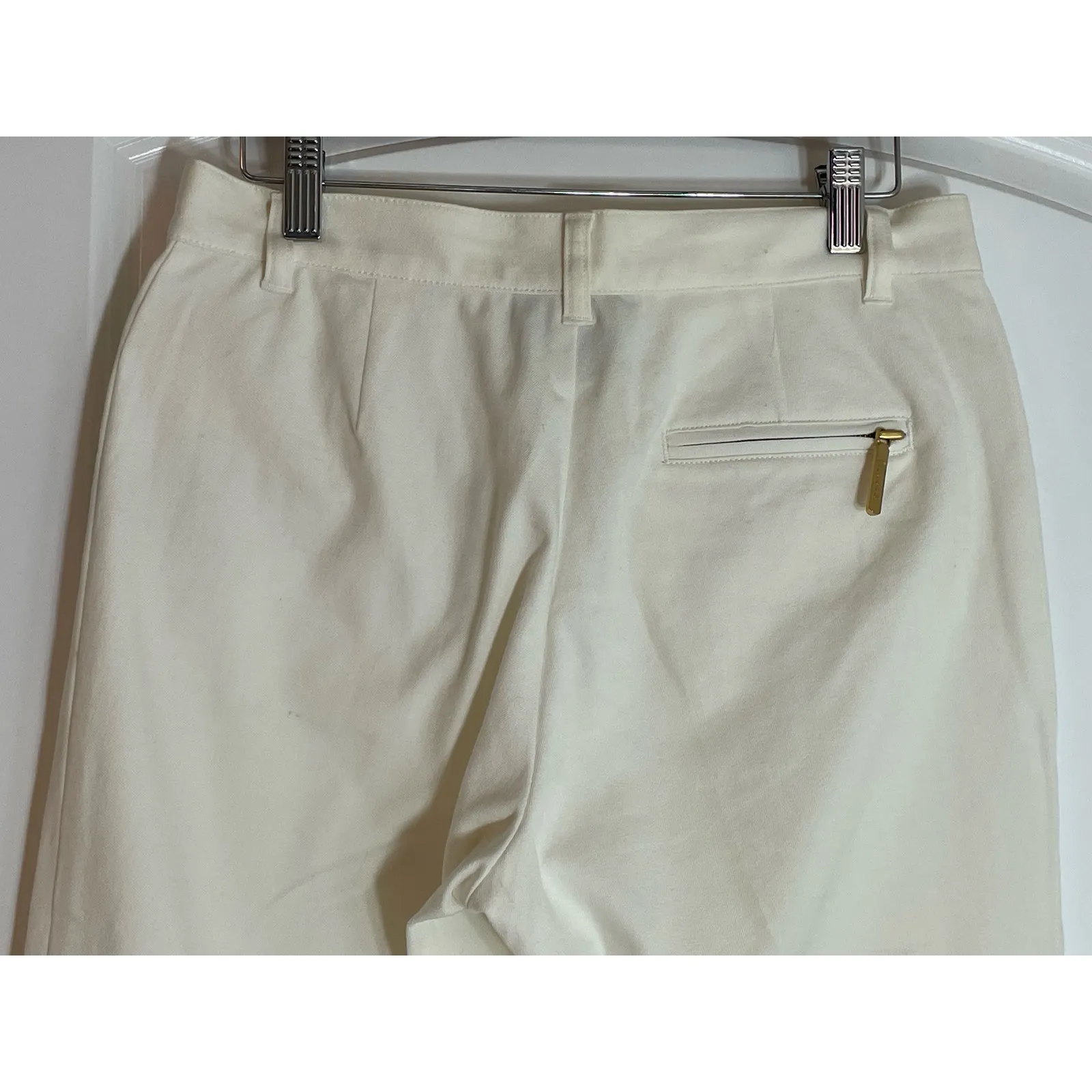 Ralph Lauren Jeans Co Capris Size 4P White High Rise Preppy Country Club Twee - Image 5