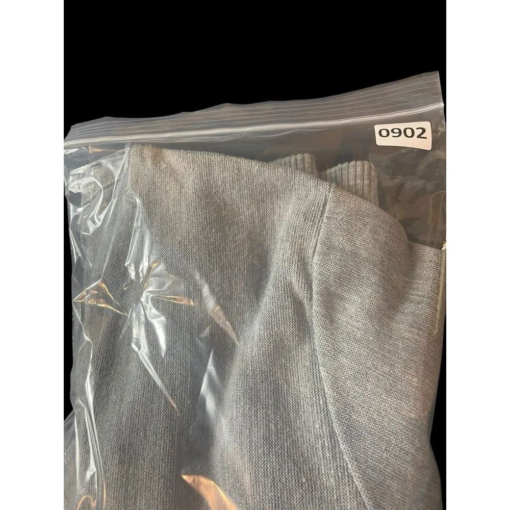 John Wannamaker Gray Cardigan Boyfriend Gray Sweater Pink Button Bishop Sleeve L Size L - Image 11