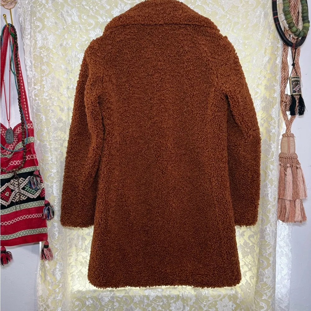 Sam Edelman Brown Teddy Coat XS - Image 14