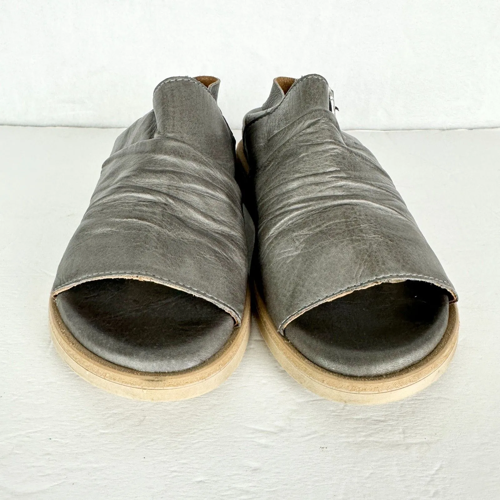 Miz Mooz Cornwall Sandal Size 36 US 6 Leather Slingback Grey - Image 6