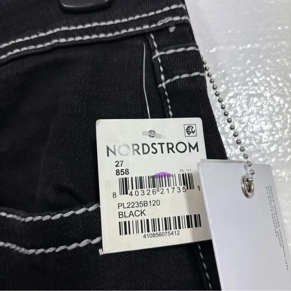 PTCL NWT Heavy Stitch Denim Maxi‎ Skirt 27 Black Size M - Image 8