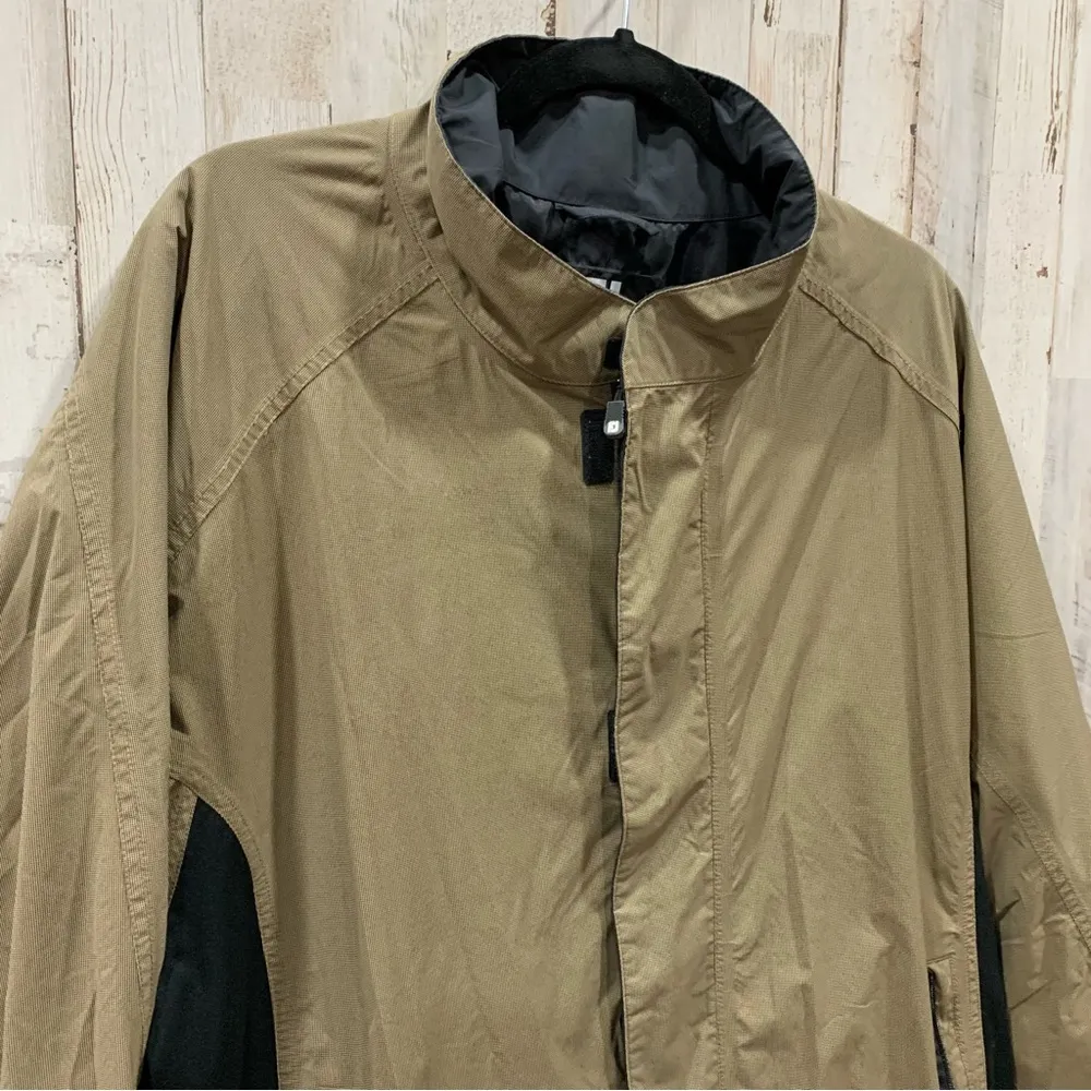 Footjoy Dryjoys Tan Windbreaker Rain Jacket Golf Quick Dry Outdoors - Image 2